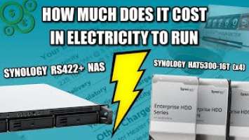 How Much Power Does the Synology RS422+ Rackmount NAS Use and How Much Will It Cost to Run?