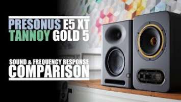 Tannoy Gold 5  vs  PreSonus Eris E5 XT  ||  Sound, Distortion & Frequency Response Comparison