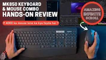 Logitech MK850  Keyboard, Triathlon M 720 Mouse Combo REVIEW