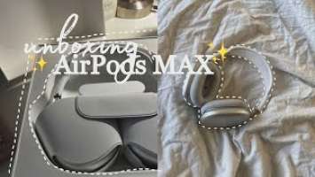 AIRPODS MAX| UNBOXING | AESTHETIC | ASMR |