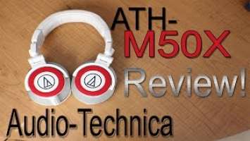 Audio-Technica ATH-M50X REVIEW! White, Skinned w/Dbrand, Unboxing, Best Budget headphones?