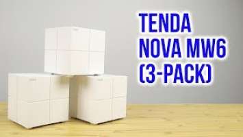 Распаковка Tenda Nova MW6 3-pack