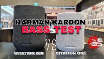 Harman/Kardon Citation One vs Citation 200 Boombass test