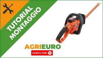 Tagliasiepe BLACK+DECKER BEHTS551, montaggio completo.