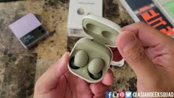 Samsung Galaxy Buds2 in Olive Green - Unboxing and Setup