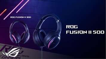 ROG Fusion II 500 | Immersive Sound. Crystal-Clear Chat. | ROG