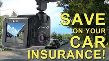 Save on your Car Insurance !!! Mio MiVue C330 Dash Camera Review