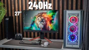 BenQ 27" 2K 240Hz Gaming Monitor Setup & Review! | EX270QM