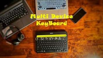 BLUETOOTH MULTI-DEVICE KEYBOARD | Logitech K480 | Unboxing and Detailed Review