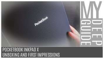 PocketBook InkPad X - Unboxing And First Impressions