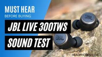 JBL Live 300TWS Sound Quality Test - HeadphonesAddict