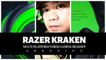 Razer Kraken Multi-Platform Wired Gaming Headset | Unboxing | Tagalog