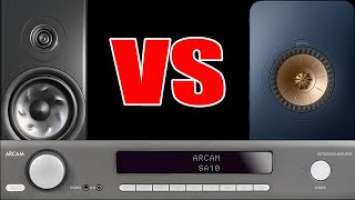 [Sound Battle] KEF LS50 META vs Polk Audio Reserve R200 Bookshelf Speakers with Arcam SA10 Amplifier
