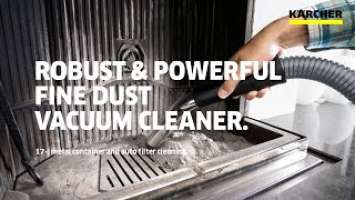 Karcher AD 4 Premium robust and powerful fine dust vacuum cleaner