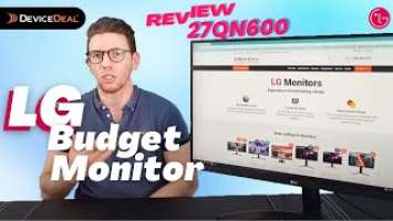 LG 27QN600 Unbox & Review | QHD IPS Monitor | Best Budget Monitor