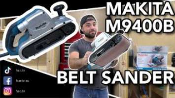 Cheap Makita M9400B Belt Sander | Unboxing | First Impressions | Test | Dust Extraction | Review