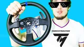 МОЙ НОВЫЙ РУЛЬ - Thrustmaster T300 RS (ОБЗОР И ТЕСТ ИГРОВОГО РУЛЯ Thrustmaster )