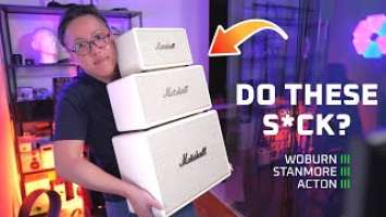 Come on Marshall!  Stanmore III vs Woburn III vs Acton III Review [Sound Samples]