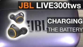 How to charge the Battery of JBL LIVE300tws wireless bluetooth earbuds