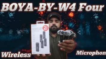 BOYA BY-W4 Ultracompact 2.4GHz Four-Channel Wireless Microphone System Unboxing and Review