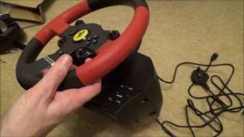 Unboxing the Thrustmaster T150 Ferrari Force Feedback Wheel for PS4 & PS3