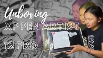 Feivorite Things | Unboxing my first drawing tablet -[XP pen artist 12 pro]-