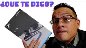 Audífonos ie200 ¡Tenía que ser SENNHEISER!