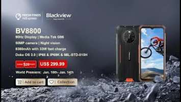 Blackview BV8800 rugged phone launched with 90Hz display and 8,380mAh monster battery