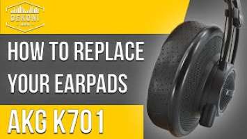 AKG K701 | K702 | K7XX - How to Change Your Ear Pads | Dekoni Audio