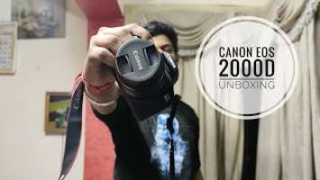 ||Canon  EOS 2000d / T7||  Unboxing video  - Aniket Patwa