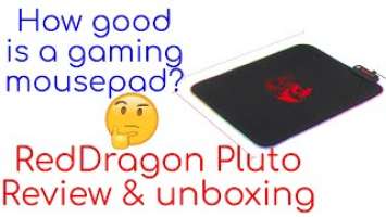 How good is a gaming mousepad? || RedDragon pluto unboxing & review