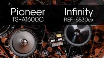 Pioneer TS-A1600C vs Infinity REF-6530cx