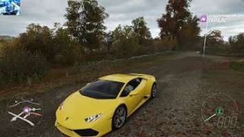 Forza Horizon 4 LAMBORGHINI HURACAN OFF ROAD with DEFENDER FORSAGE GTR