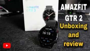 New AMAZFIT GTR 2 smartwatch with calling and assistant feature | unboxing and full review