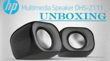HP DHS-2111 Multimedia Speakers for PC (Unboxing Budget Tech)