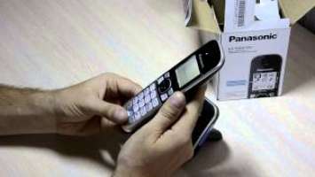 Распаковка радиотелефона Panasonic KX-TG6811RU