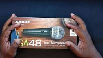 Shure PGA48 | A great low cost mic for recording warm natural vocals and native american flutes!