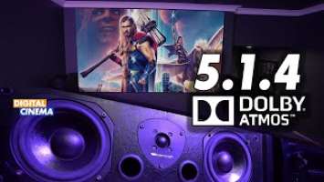 5.1.4 Dolby Atmos Home Theater Install |Denon AVC-X3700H |PSB Imagine XA | CinemaX P2