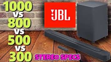 JBL BAR 1000❌JBL BAR 800❌JBL BAR 500❌JBL BAR 300 | New BAR SERIES COMPARISON