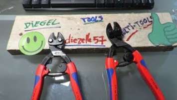 KNIPEX CoBolt [71 12 200] & [71 22 200 = 20° Angled Head] : comparison !