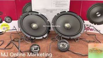 Pioneer TS-A1600C 6.5 inch 2 Way Component Set Speaker Bass Testing+Sound Clarity#pioneer#soundtest