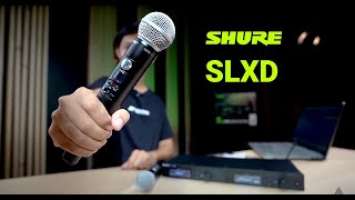 รีวิวไมค์ลอยคู่ SHURE SLXD24DA/SM58 ใช้หลายตัวไม่ต้องกลัวหลุด หัว SM58 ราคา 54,900