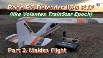 Rage R/C Defender 1100 EP RTF - Part 3: Maiden Flight