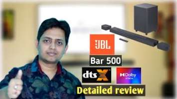 JBL Bar 500 Dolby Atmos full review || Pros & Cons discussed