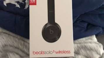 Beats Solo3 Wireless Unboxing