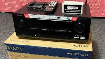 DENON X2700H 7.2 DOLBY ATMOS LATEST AVR FOR SALE