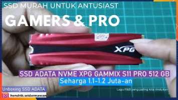 Harga IDR 1,1 Juta SSD ADATA GAMMIX S11 PRO 512GB - SSD NVME Untuk Kalangan Professional Dan Gamers