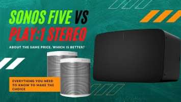 Sonos Five 2020 vs a pair of Sonos Play:1s from 9 years ago