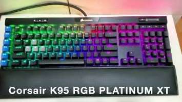 Corsair K95 RGB PLATINUM XT Mechanical Keyboard RGB Lighting and Sound