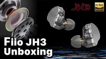Fiio JH3 Unboxing - New Hybrid Hi-Fi IEM Headphones 2021